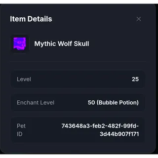 Mythic wolf skull