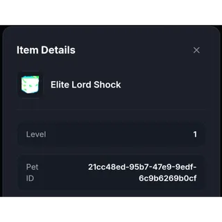Elite lord shock - OG BGS - clean