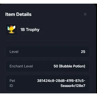 1B trophy - OG BGS - Clean