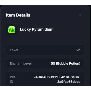 Lucky pyramidum - OG BGS - Clean