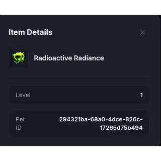 Radioactive radiance - OG BGS
