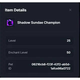 Shadow Sundae Champion - OG BGS