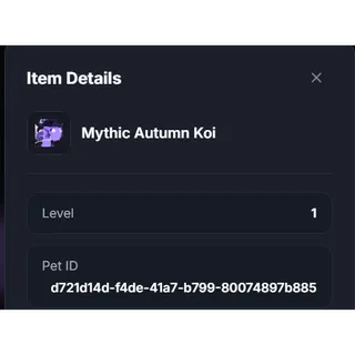 Mythic Autumn Koi - OG BGS