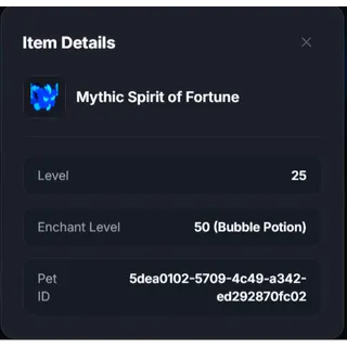 Mythic Spirit Of Fortune - OG BGS