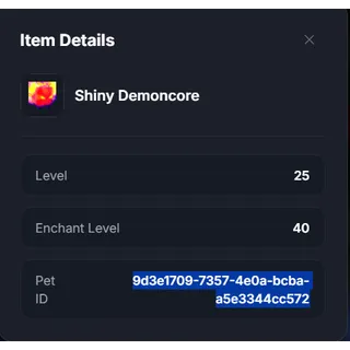 Shiny Demoncore - OG BGS