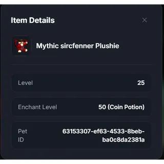 Mythic Sircfenner Plushie - OG BGS - Duped