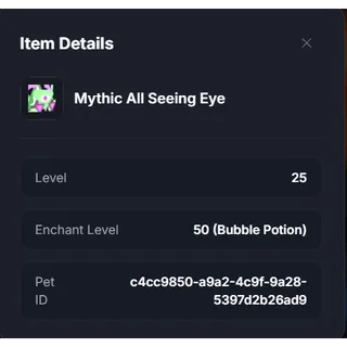 Mythic All Seeing Eye - OG BGS
