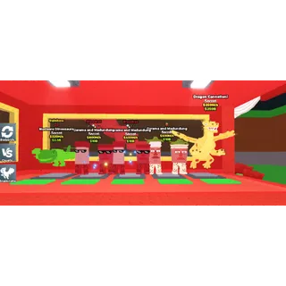 rainbow nuke dino + 2 caylus