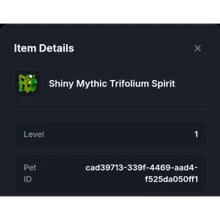 Shiny Mythic trifolium spirit-OG BGS