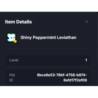 Shiny Peppermint Leviathan - OG BGS
