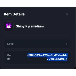  Shiny Pyramidium - OG BGS