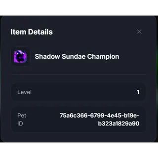 Shadow Sundae Champion - OG BGS