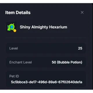 Shiny Almighty Hexarium - OG BGS BGS