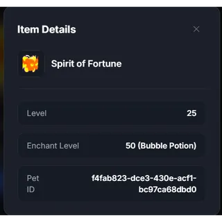 spirit of fortune - OG BGS