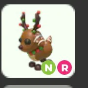 N Gingerbread Reindeer