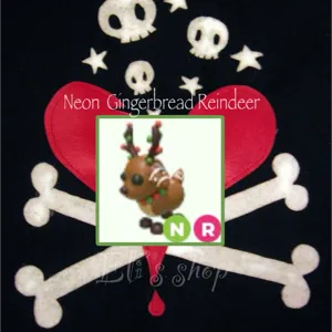 N Gingerbread Reindeer