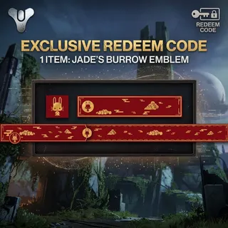 Destiny 2 - Emblems (Jade's Burrow) PC, PS, Xbox