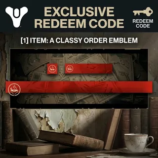 Destiny 2 - Emblems (A Classy Order) PC, PS, Xbox
