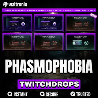 🟦⚔️🟦ALL POSSIBLE DROP(16) ☑️ Animated/Holo ID + Badges ☑️ TWITCH DROPS 