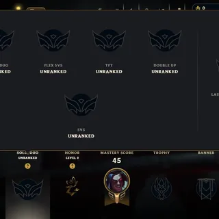 EUW • Lvl 30 • Unranked • 13.7K BE • 3 Skins • 5 Skin Shards • 18 Champs • Full Access • Smurf