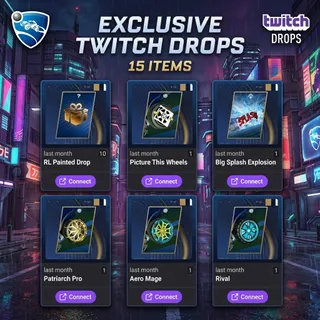 Rocket League: 15/15 Items Rocket League Drop Rush - Big Splash Included