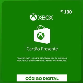 Xbox Live Gift Card 100 BRL - BRAZIL