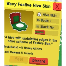 Wavy Festive Hive Skin