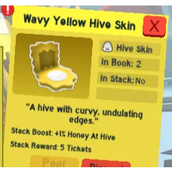 Wavy Yellow Hive