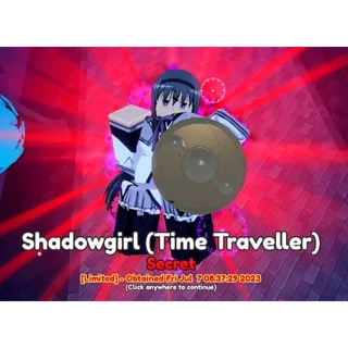 HOMURA EVO | SHADOWGIRL (TIME TRAVELLER) | ANIME ADVENTURE