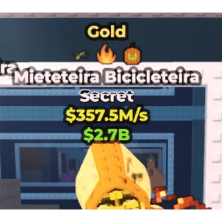 Gold MIETETEIRA BICICLETEIRA 357M/s