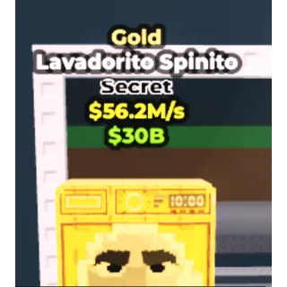Gold Lavadorito Spinito