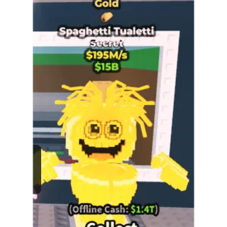 Gold Spaghetti Tualetti 195M/s