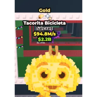 Gold Tacorita Bicicleta 94.8M/s