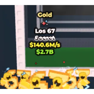 Gold Los 67 $140M/s
