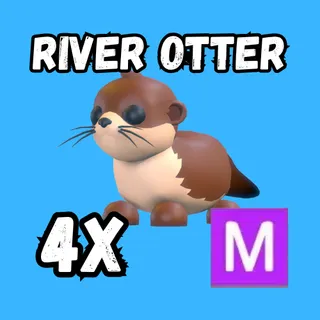 4X MEGA RIVER OTTER Adopt Me