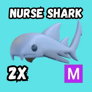 2X MEGA NURSE SHARK Adopt Me