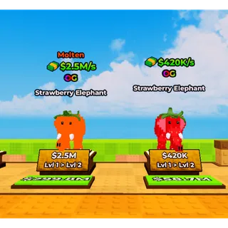 Strawberry Elephant Bundle Kick A Lucky Block