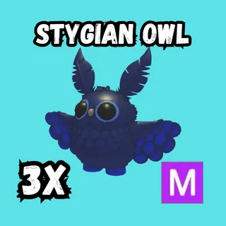3X STYGIAN OWL MEGA Adopt Me