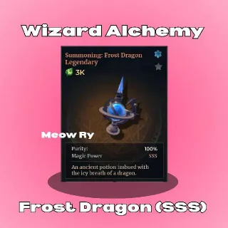 Wizard Alchemy | Frost Dragon Potion (SSS)