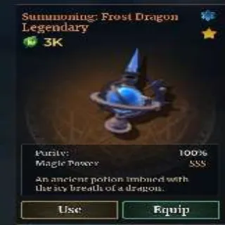 Wizard Alchemy | Frost Dragon Potion (SSS)