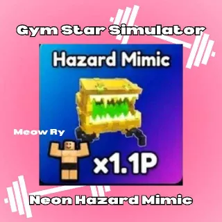 Gym Star Simulator | Neon Hazard Mimic (Power of Bear)