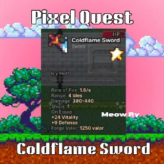 Pixel Quest | Coldflame Sword