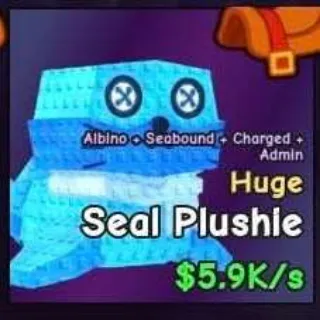 Huge Seal Plushie | Catch and Tame