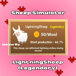 Sheep Simulator | LightningSheep (Legendary)
