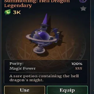Wizard Alchemy | Hell Dragon Potion (SSS)