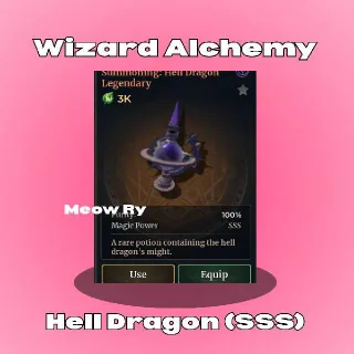 Wizard Alchemy | Hell Dragon Potion (SSS)