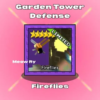 Garden Tower Defense | Fireflies
