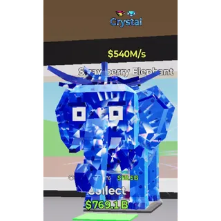 Strawberry elephant crystal 520 M/s 2 traits neon and ice