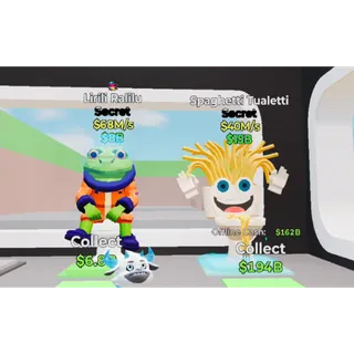 Lirili Ralilu neon trait & spaguetti