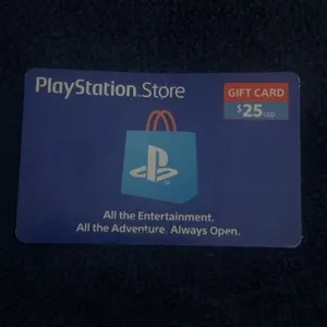 $ 25 Play Station store gift card 